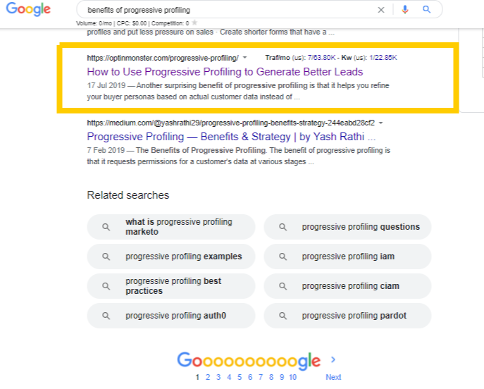 benefits of progressive profiling - Google Search